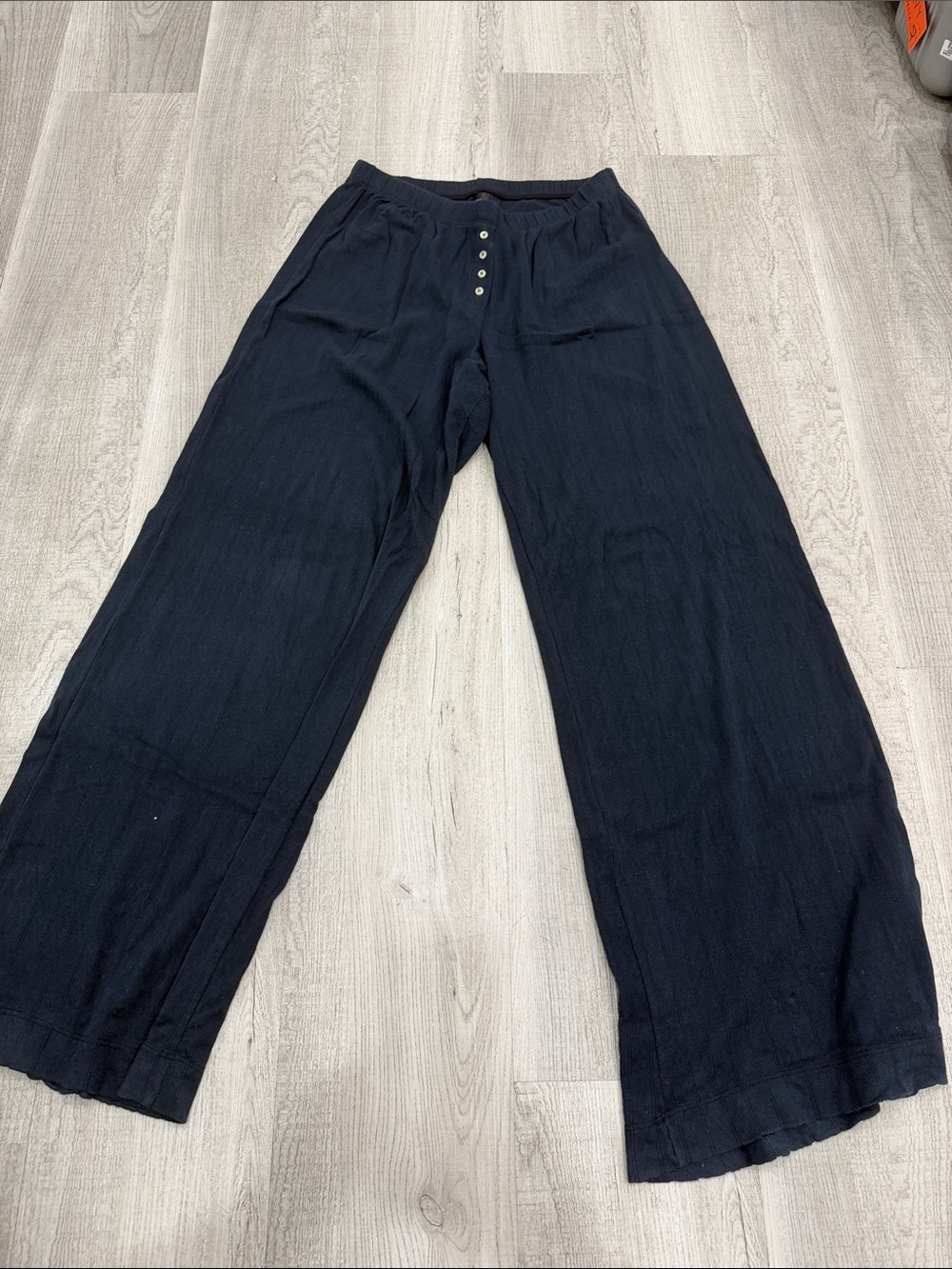 Leset Pointelle Boxer Pant Navy